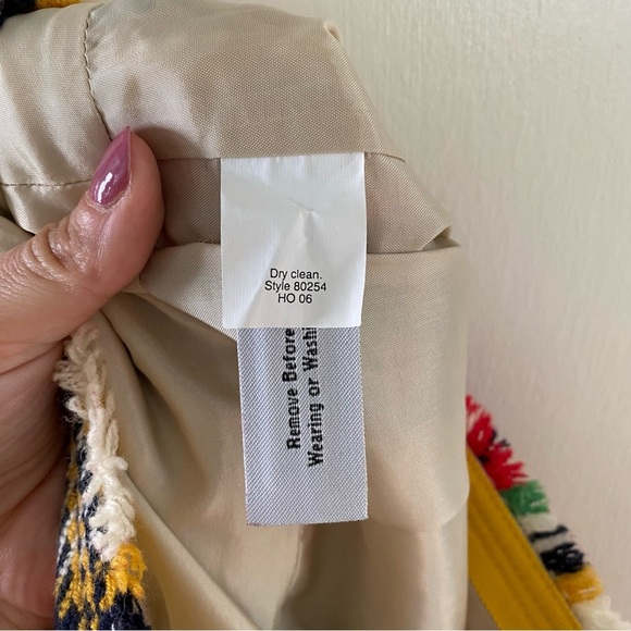 J. CREW Vintage Wool Plaid Mini Skirt size 4 - Picture 6 of 7